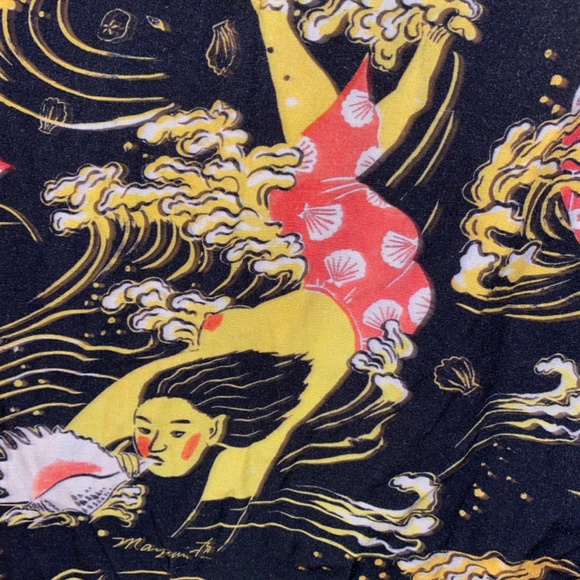 Western Aloha Golden Sea Hawaiian Dress - Picture 5 of 5